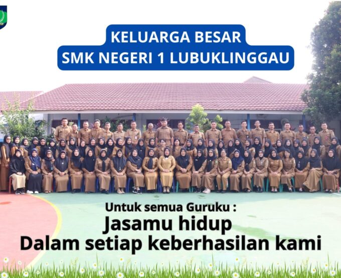 Perayaan Hari Guru di SMK Negeri 1 Lubuklinggau berlansung Meriah